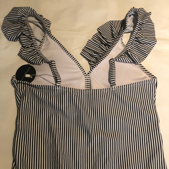 Blooming Jelly one piece striped bikini size M - Picture 6 of 10